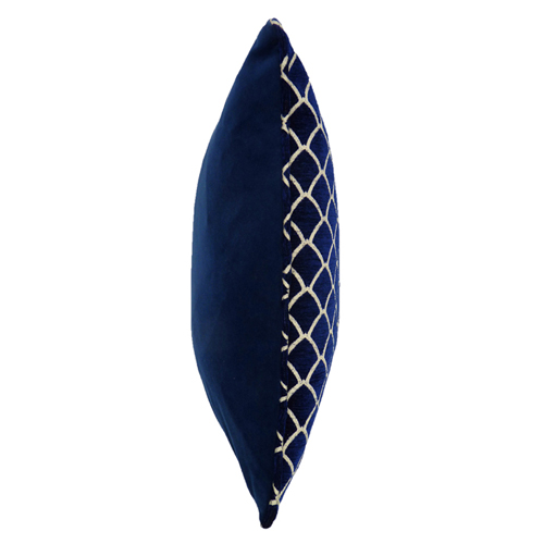 Classic Scallop, Moonlight - (45cm x 45cm) Cushion - Image 4
